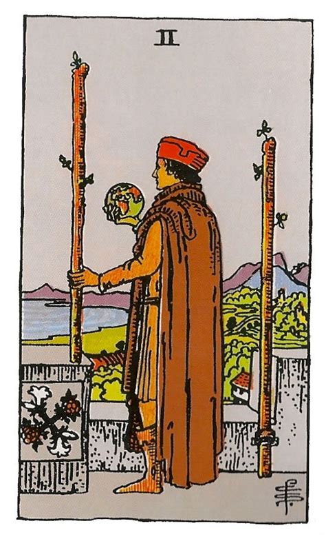 dos de bastos|Dos de Bastos en el Tarot Significado y Combinaciones